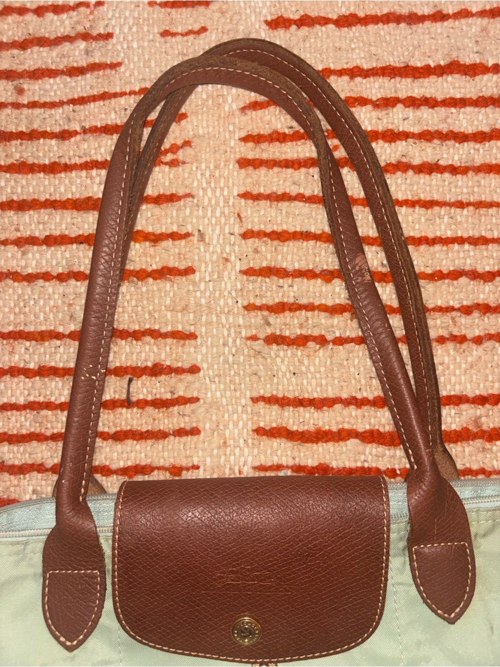 Longchamp Le Pliage Small Shoulder Carry Mint Tote - Picture 6 of 9